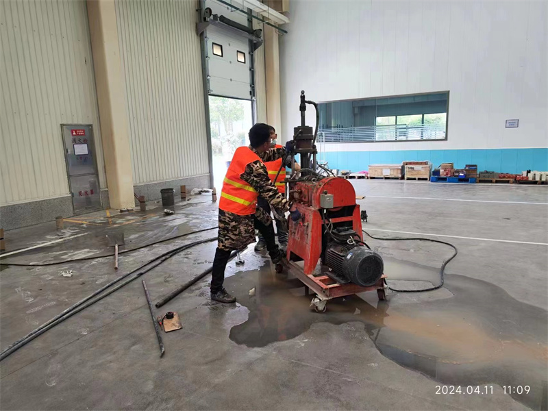 道滘镇厂房地面下沉塌陷注浆加固施工